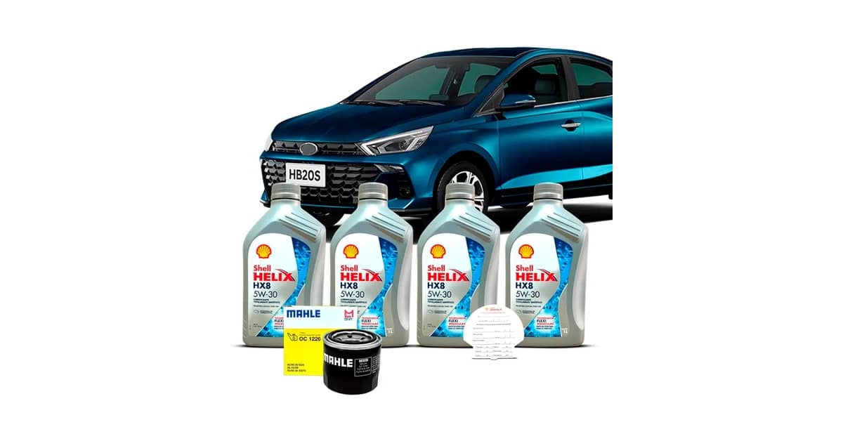 Qual Óleo Usar no Hyundai HB20S: Guia do Kit 5W30