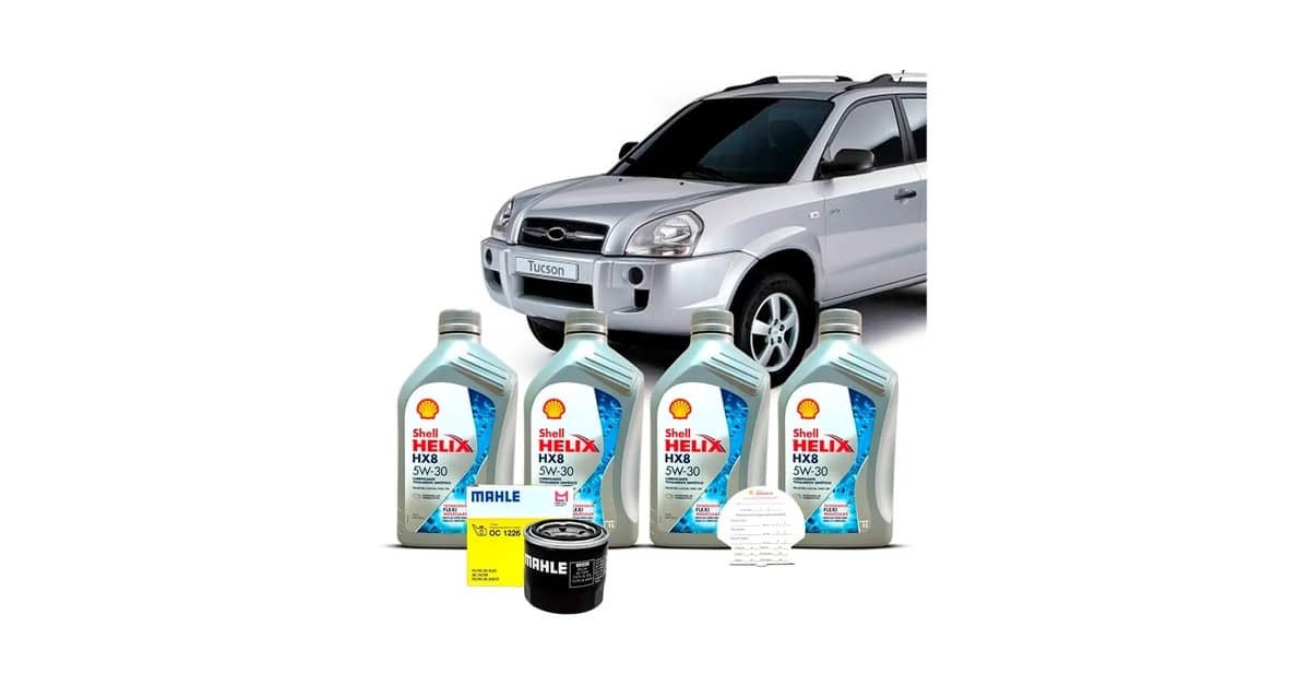 Qual Óleo Usar no Hyundai Tucson: 3 Melhores Kits