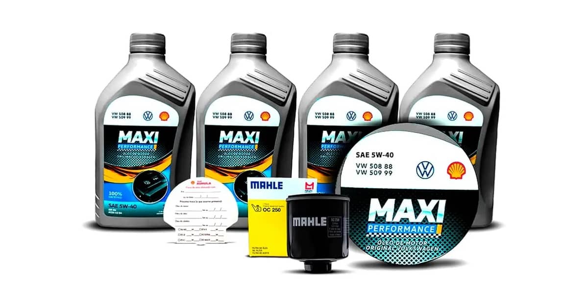 Qual Óleo Usar No VW Voyage 1.6: Kit Shell 5W40
