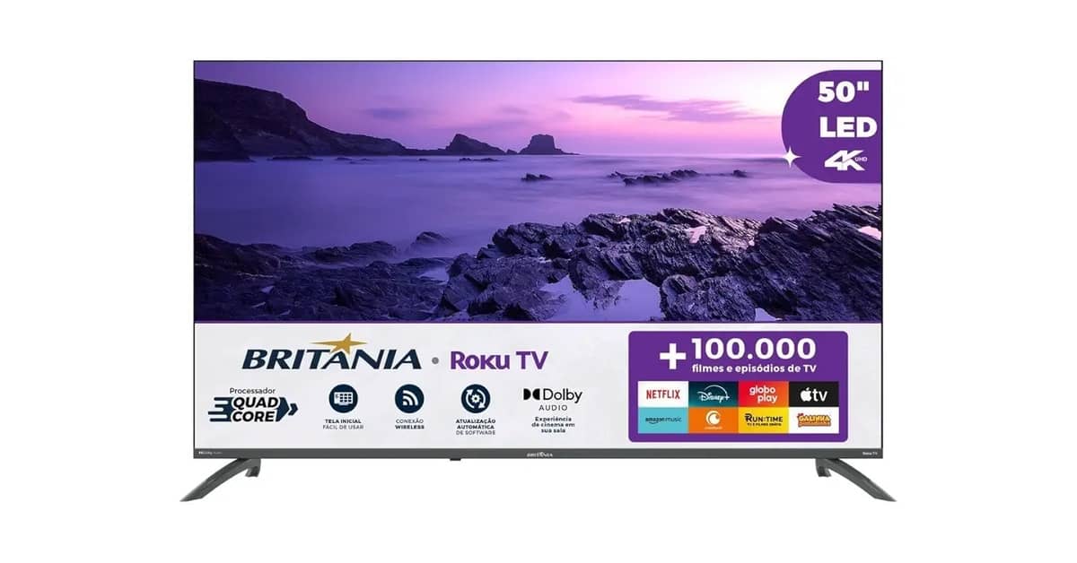 Smart TV 50 Polegadas em Oferta: 10 Melhores Opções