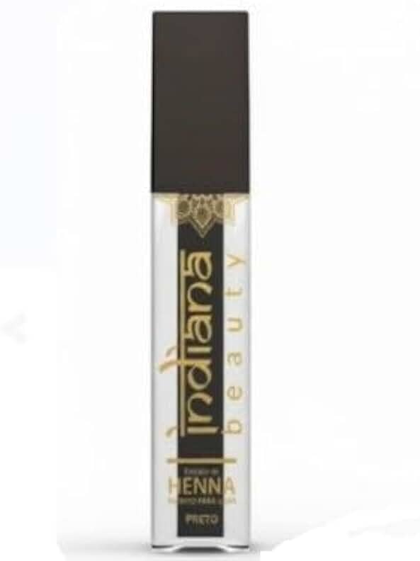 Henna Sobrancelhas Pronta Profissional Indiana Beauty 4,5g Extrato de Renna Preto