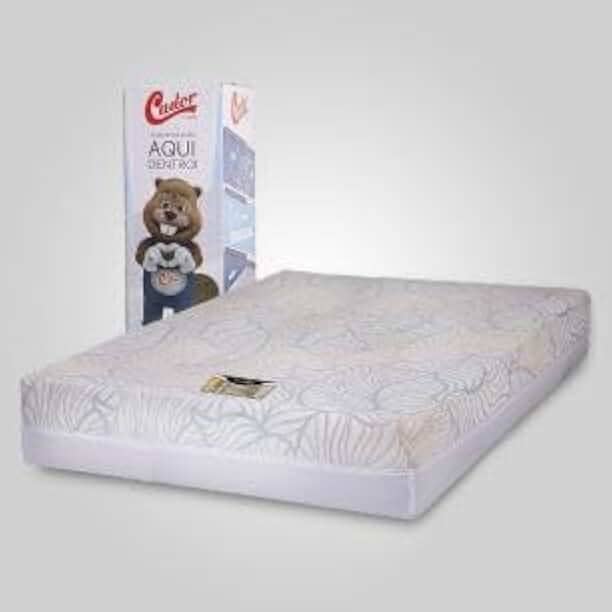 Colchão Castor King na Caixa Vitagel Space Double Face D33 193x203x24cm