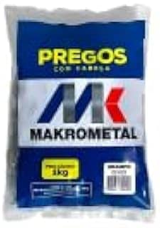 Grampo Para Cercas Telas Alambrado Arame Farpado e Liso 1 X 9 1kg - Makrometal