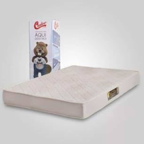 Colchão Castor Queen na Caixa Comfort Double Face D33 158x198x17cm