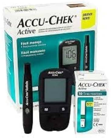 Kit Medidor De Glicose Accu-chek Active Roche