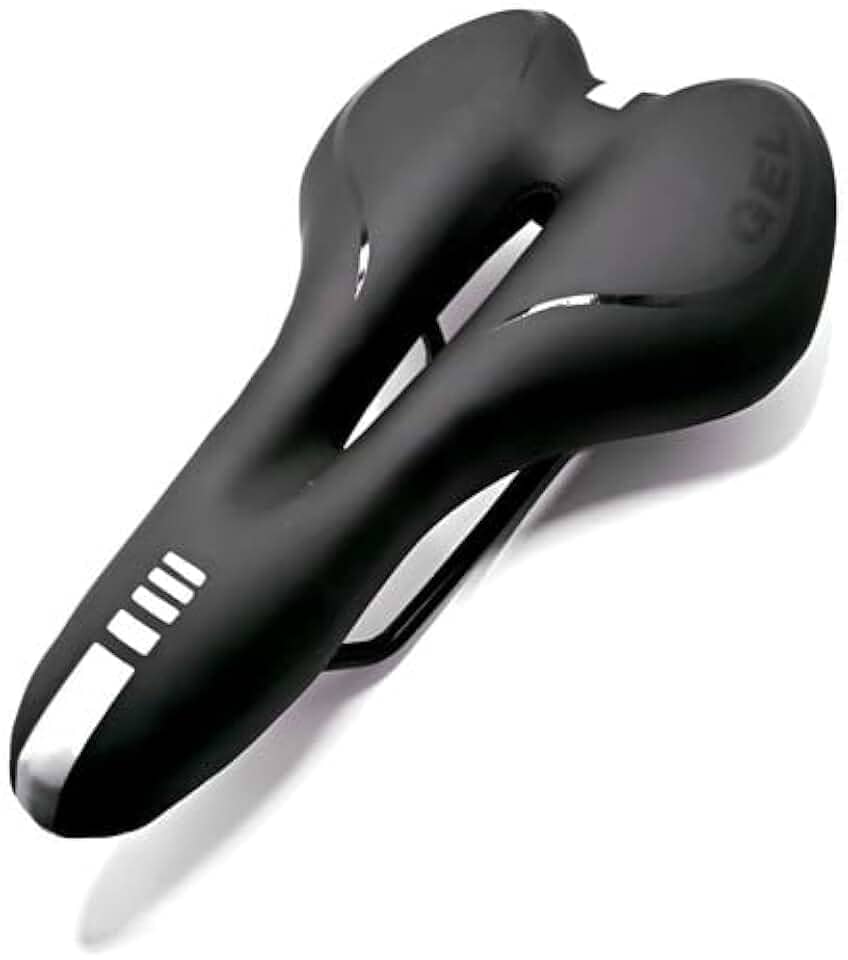 Selim Gel Bike Mtb Sport Vazado 275 X 155mm Anti-prostático