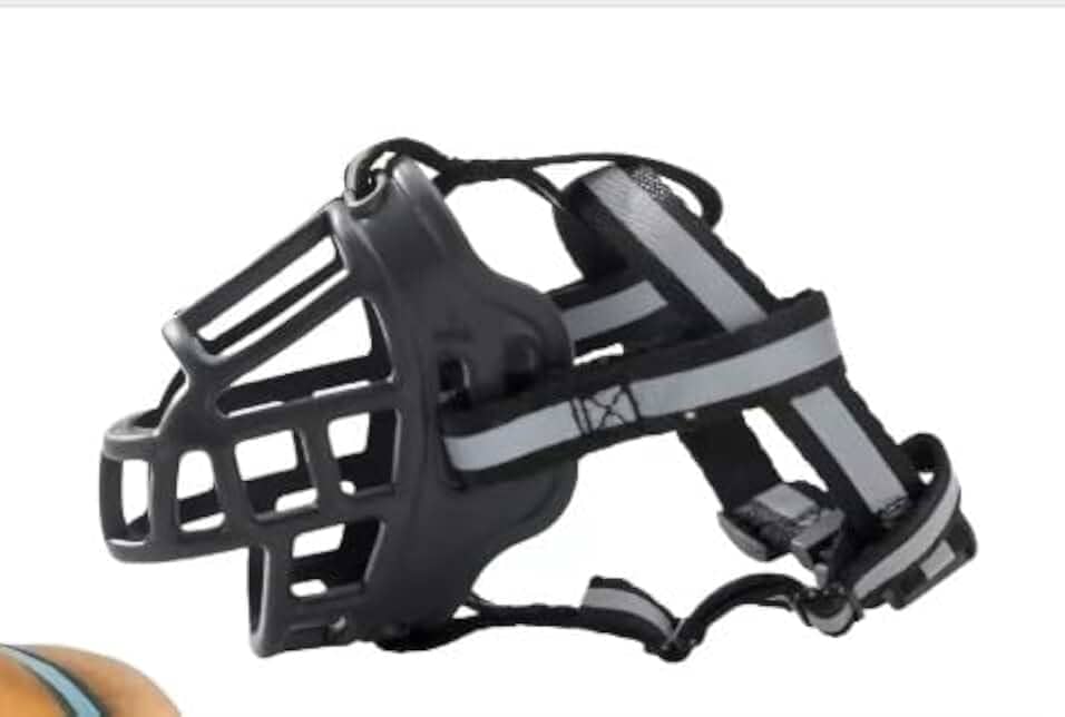 Focinheira de Silicone para Cachorros Grandes Tamanho 6