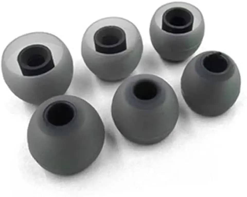 Earbud Tips Pads Compatíveis com Fone de Ouvido AKG dos Modelos Samsung Galaxy S8, S8+, S10, S10+, S20 e S20+ (3 Pares - P, M, G) - Preto