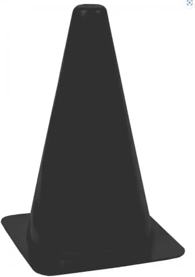 Cone 23 cm Rígido Funcional e Agilidade Emil