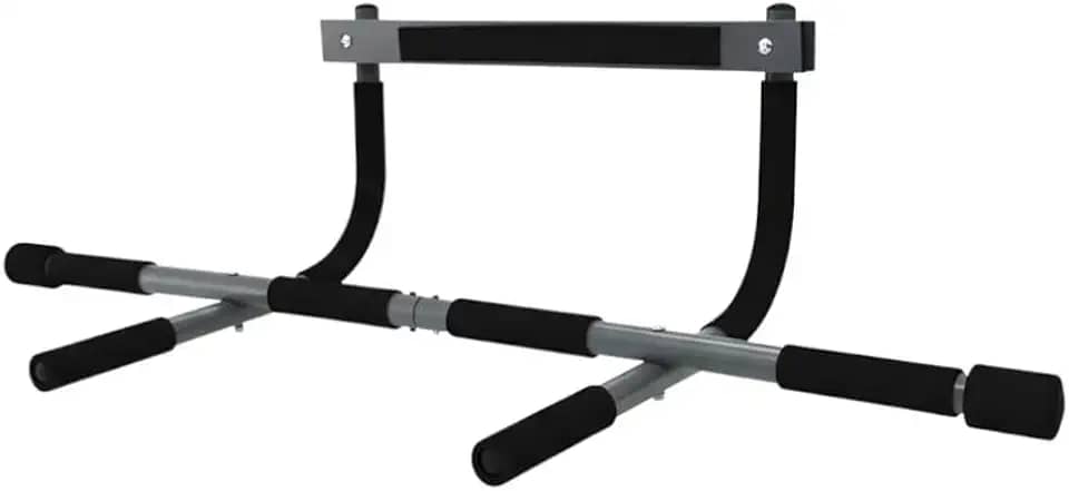 Barra Fixa Multifuncional Parede Porta Chão Academia Treino