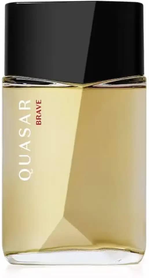 Perfume Masculino Quasar Brave 100ml Fragrância Fougere Amadeirado Potente e Intensa