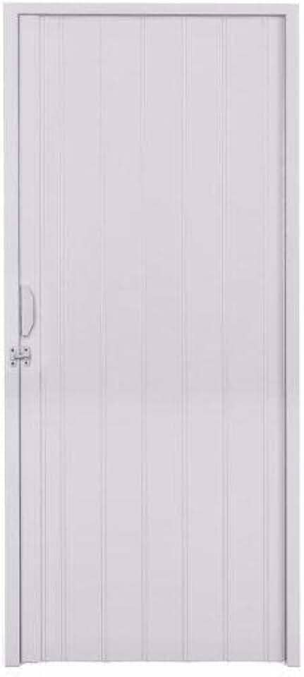 Porta Sanfonada PVC Polifort 210cmx70cm Cinza