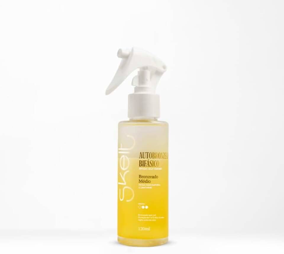 Autobronzeador Bifásico 120ml | Bronze Natural De 7 A 12 Dias, Intensidade Média, Com Fragrância Grand Bahama