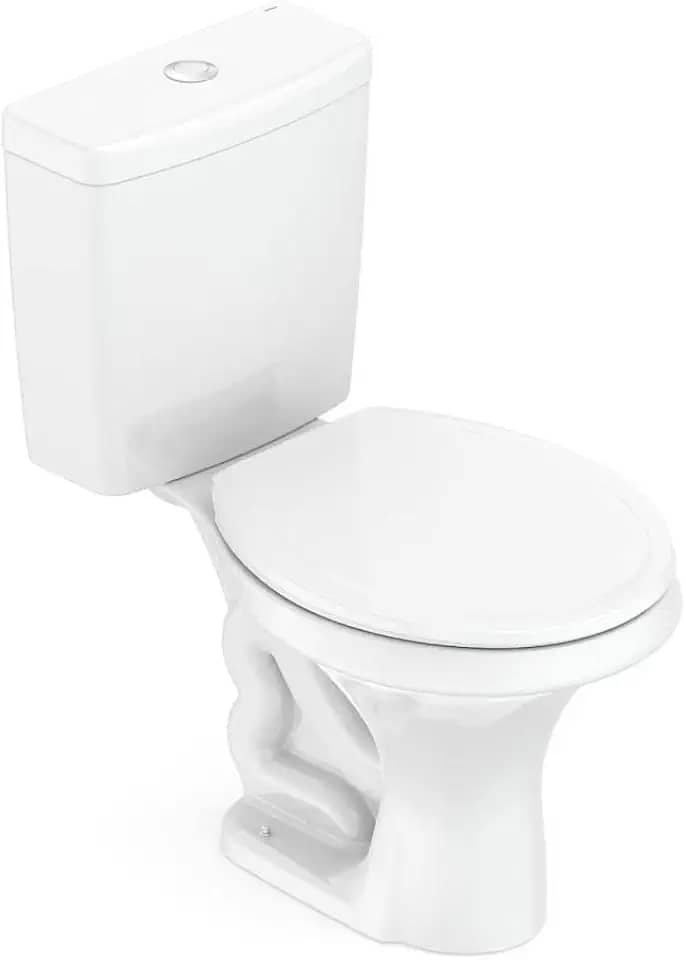 Kit Vaso Sanitário com Caixa Acoplada 6l com Assento Zip Incepa Branco