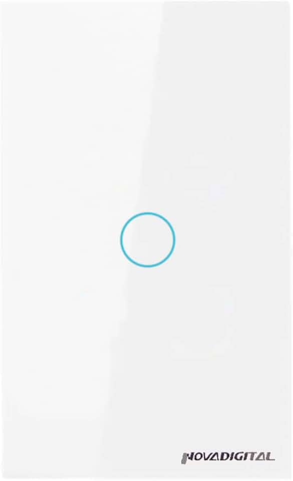 Interruptor inteligente Zigbee 3.0 Touch Screen 1 Botão NovaDigital by Tuya