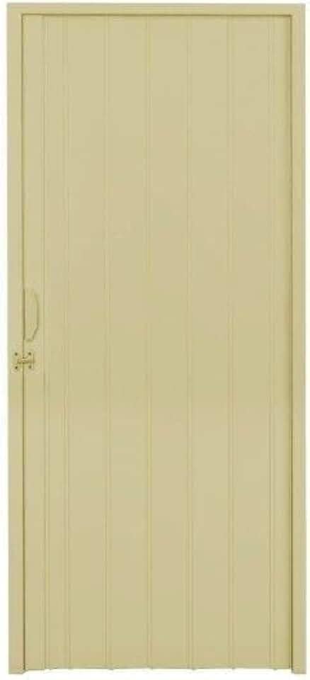 Porta Sanfonada PVC Polifort 210cmx70cm Bege