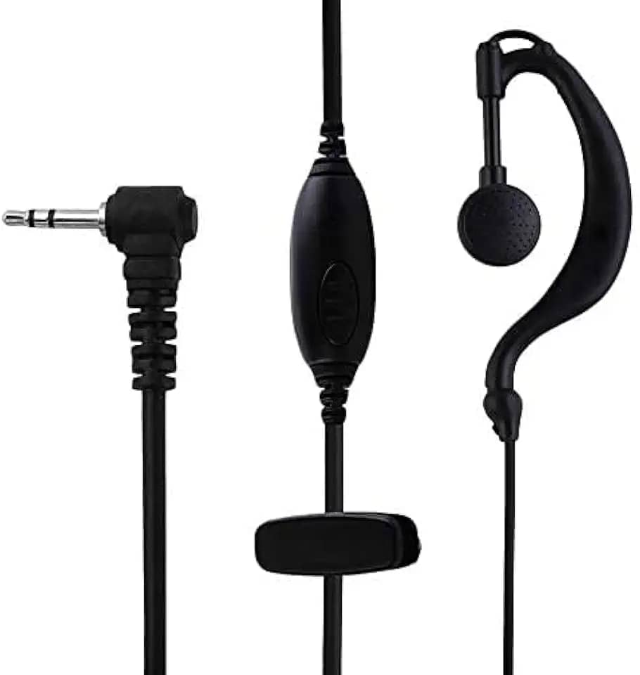 Fone de ouvido P1 com microfone PTT para rádio TalkAbout Motorola T200 T210 T270 T460 T470 T200MC T200BR T460MC T400MC