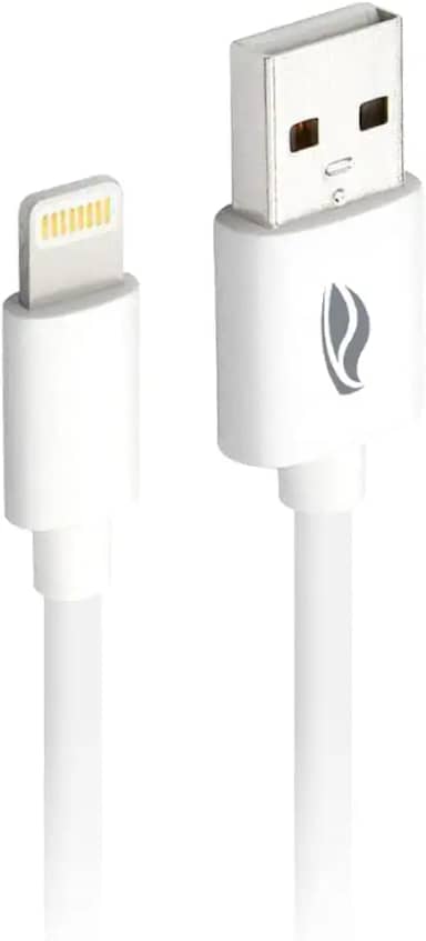 C3Tech Cabo USB para Smarthphone CB-L20WH Branco, 2Metros, Suporte a Carregamento e Transferência de Dados