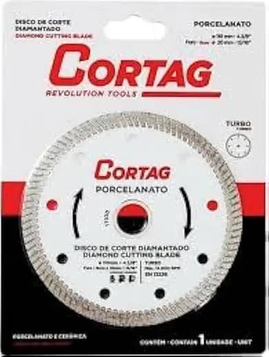 Cortag Disco de Corte Diamantado para Porcelanato, Ultra Fino, Profissional