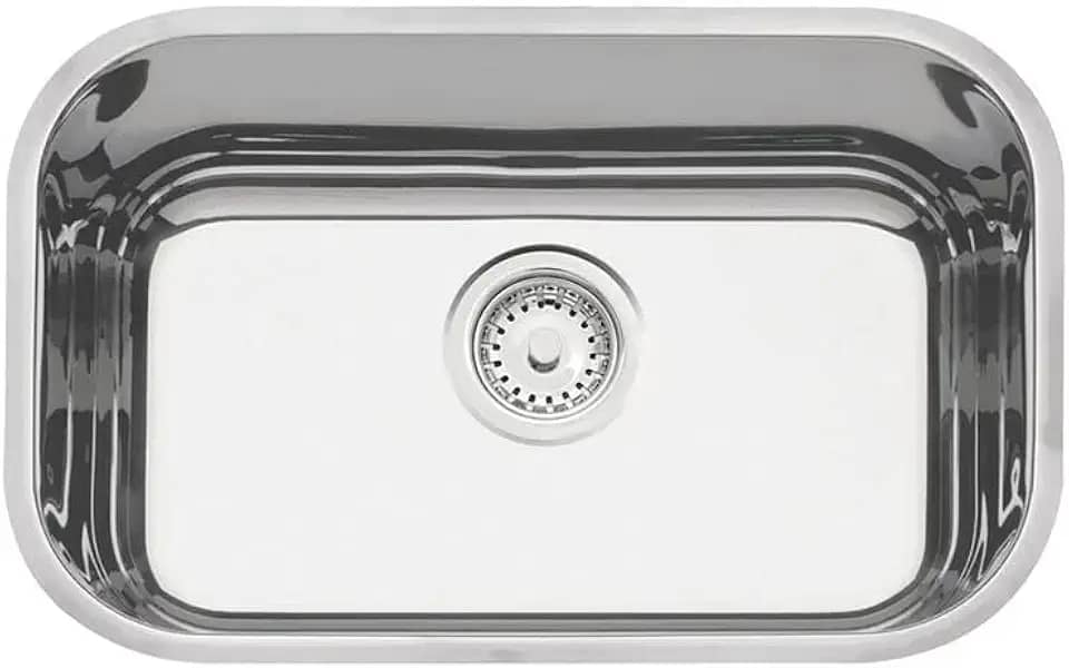 Cuba Tramontina Lavínia 47 BL em aço inox alto brilho 47x30 cm