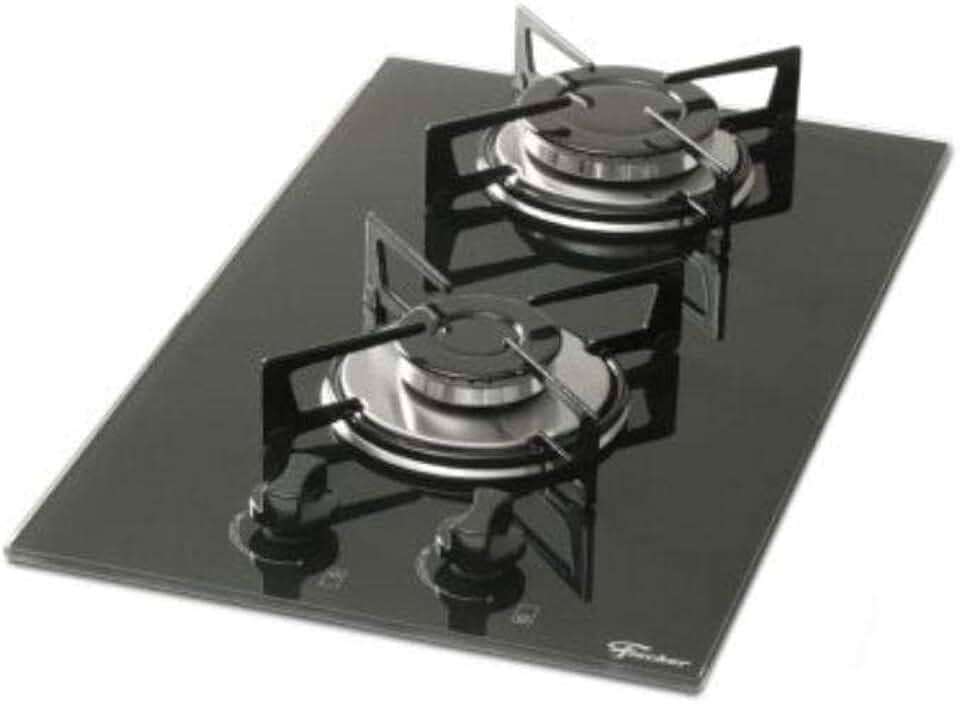 FISCHER COOKTOP À GÁS 2 BOCAS MESA VIDRO PRETO BIVOLT - 7726-11474