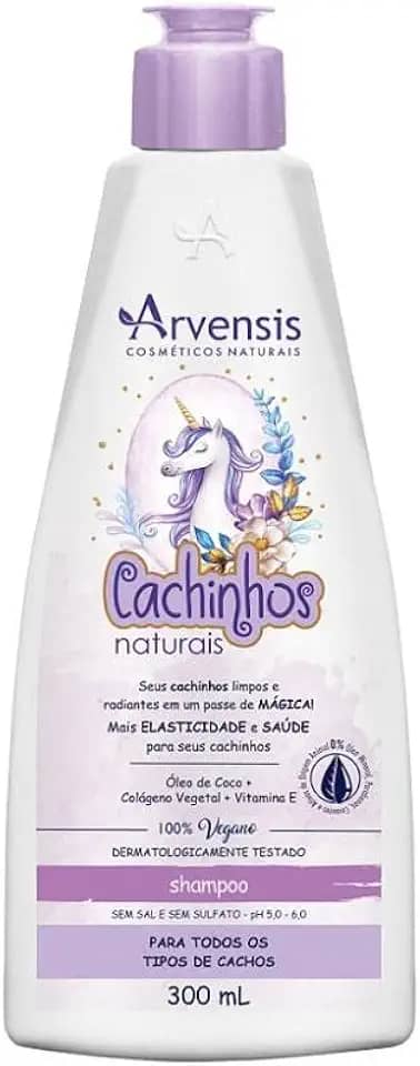 Arvensis – Shampoo Cachinhos Naturais 300ml | Limpeza Suave, Hidratação, Definição, Fórmula Vegana, Infantil
