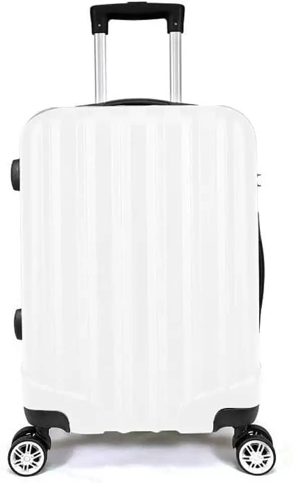 Mala de Bordo ABS 4 Rodas Action Fortt Branca - MAB02-BR