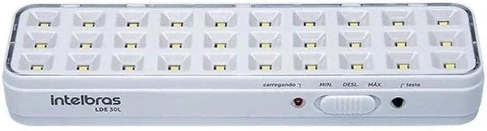 Luminária de Emergência Intelbras Autônoma LDE 30L Branco