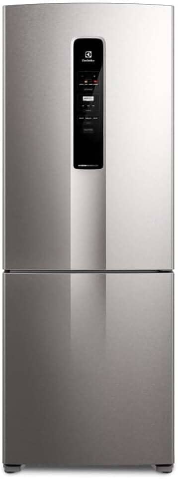 Geladeira Electrolux Frost Free 490L Efficient com AutoSense Inverse Inox Look (IB7S) 127V