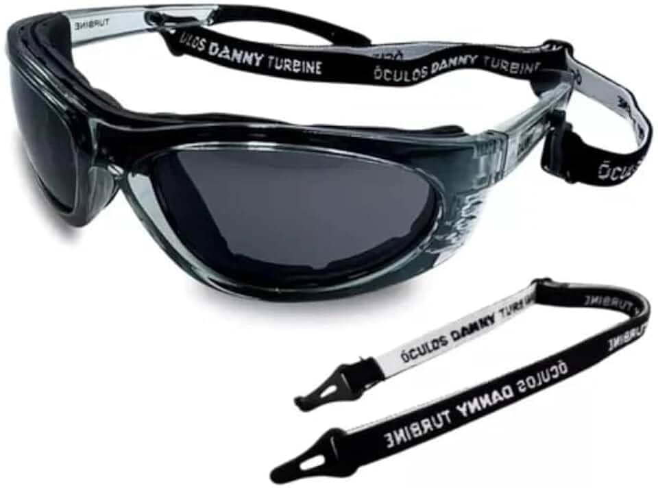 Óculos de Proteção Para Lentes De Grau DANNY Turbine - Trabalho, Esportes, Industria, Polimento