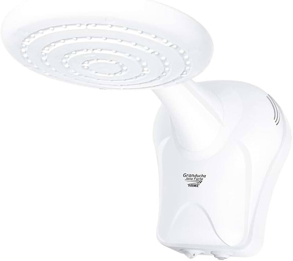 CHUVEIRO ELETRÔNICO GRANDUCHA JATO FORTE COM REISTÊNCIA BLINDADA – 220V 4.400W - FAME