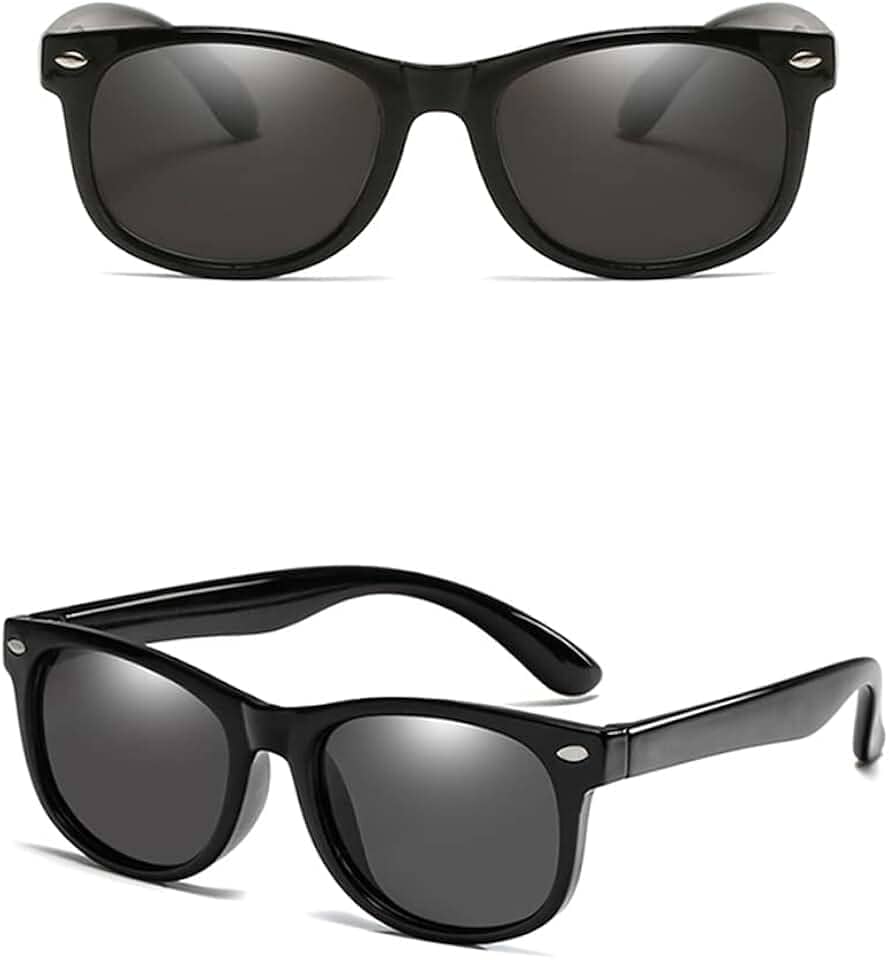 Óculos de Sol Infantil Flexíveis Polarizados - Proteção UV400 para Crianças - Conforto e Estilo