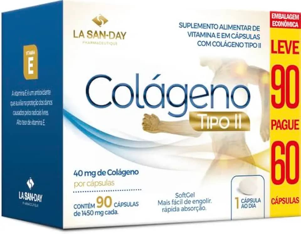 Colágeno Tipo II LEVE 90 PAGUE 60 La San-Day