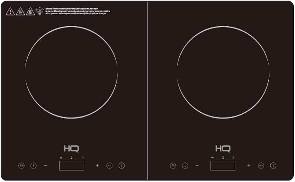 Cooktop de Indução HQ 2 Bocas Portátil 2000W Preto HQ-IDS3502 127V