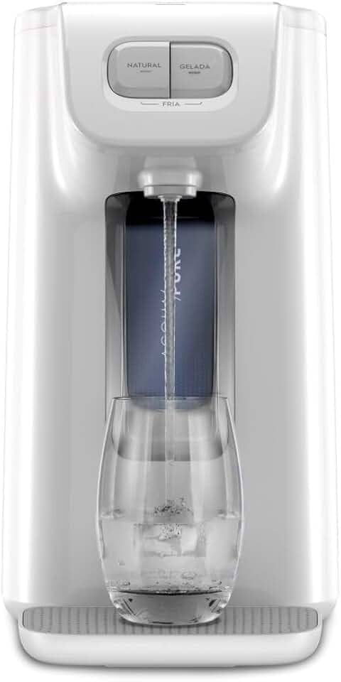 Electrolux Purificador de Água Gelada Fria e Natural Motor Compressor reservatorio de 1,7L total Alerta troca de Filtro refil 6 meses ou 3000l Branco PC01B 220V