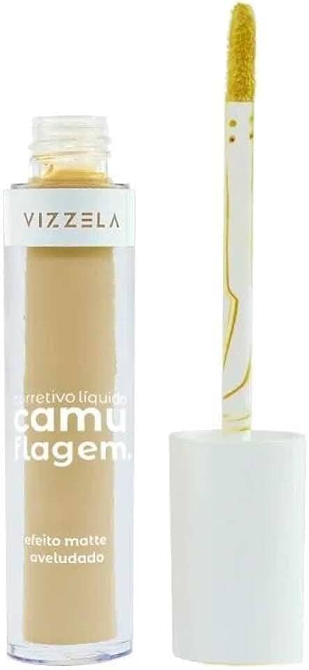 Corretivo Líquido Camuflagem Vizzela Amarelo 5g