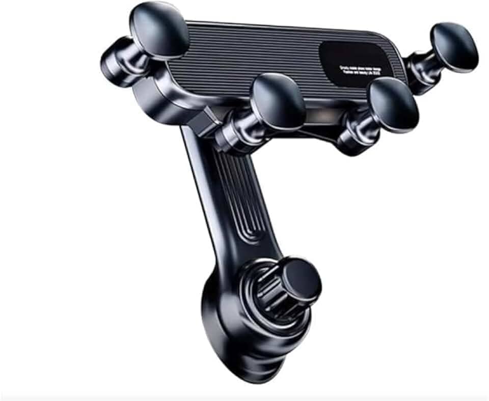 Suporte Celular Veicular Universal Premium para Saída de Ar; Rotação 360°, Simples Instalação, Antiderrapante, Compatível com GPS, Viagem, Chamadas, Aplicativos - 1 Geração
