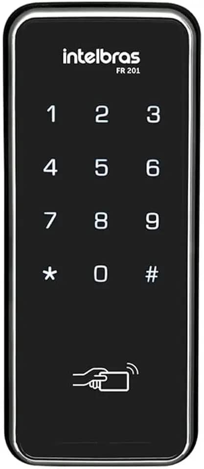Fechadura Digital de Sobrepor Touch Screen FR 201 Intelbras