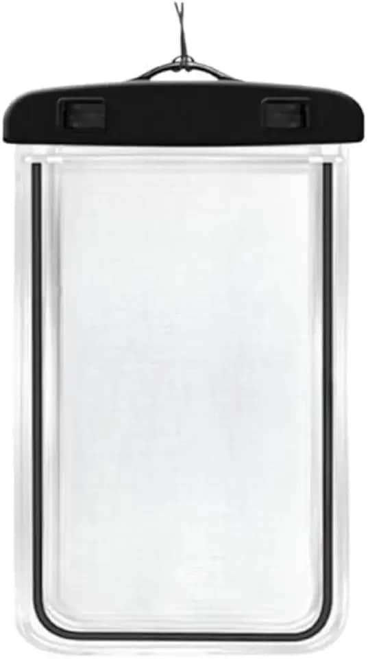 Capa Capinha Aprova Dágua Bolsa Impermeável Universal Para Celular (2 UNIDADES COR PRETO)