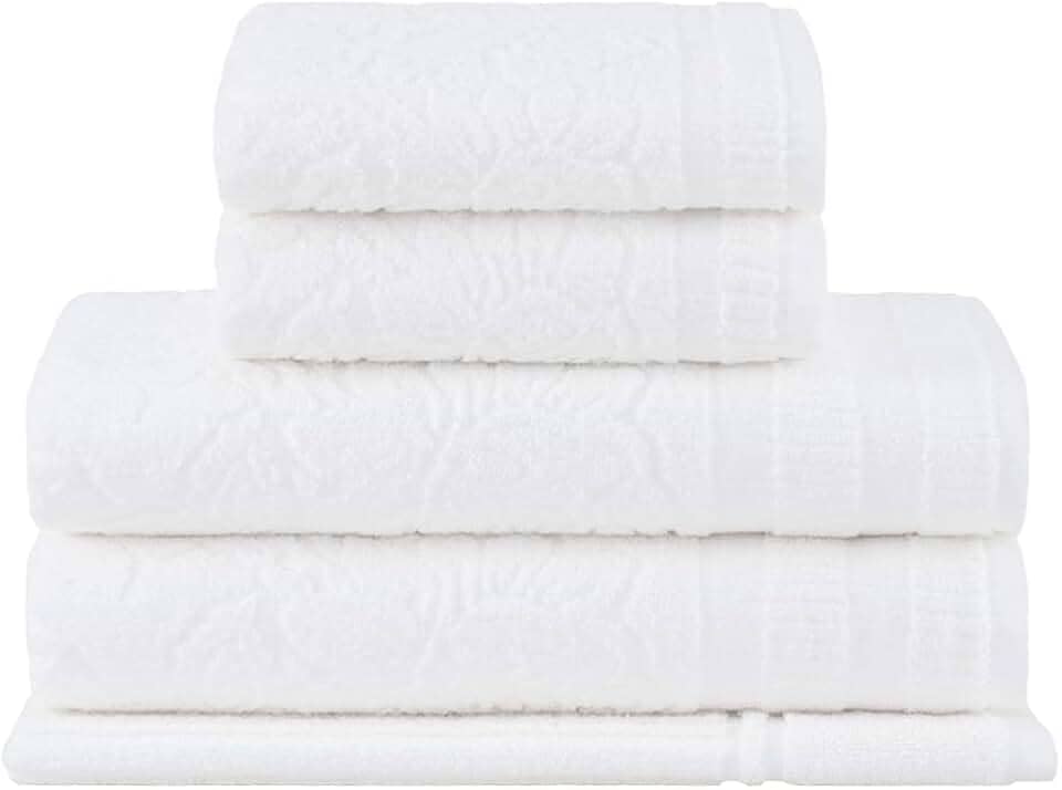 Buddemeyer Jogo de Toalhas Botanique Extra Soft Branco 2 peças