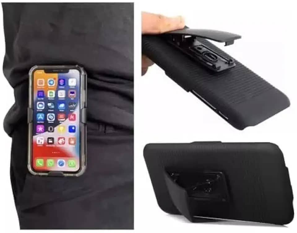 Capinha, suporte com clip para celular (6.5)