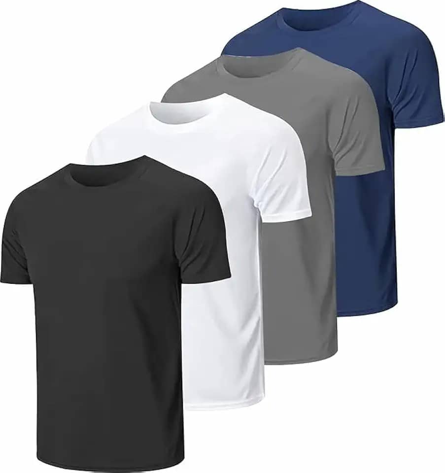 Camiseta Masculina Dry Fit Poliéster Academia Treino Proteção UV