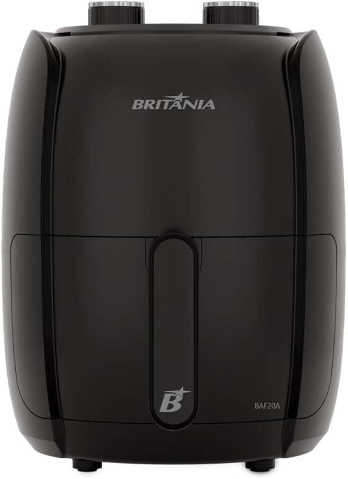 Air Fryer Britânia Compacta 2L 1000W Sem Óleo BAF20A 220V
