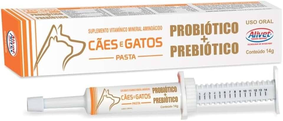 Alivet Pasta Probiótica Cães E Gatos Para Cães