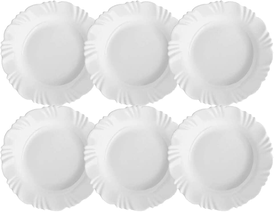 Jogo de Pratos Fundo Nadir Duralex Linha Pétala 6 Peças