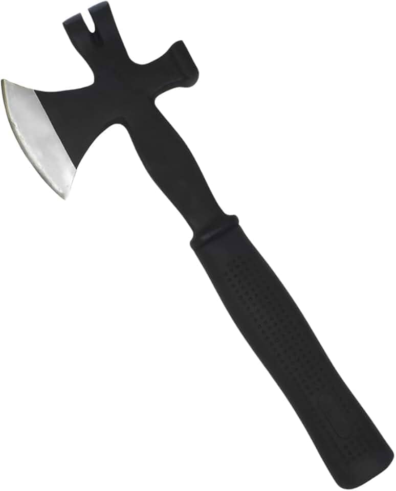 Mini Machado Machadinha Aço 3 em 1 Camping Pesca Caça