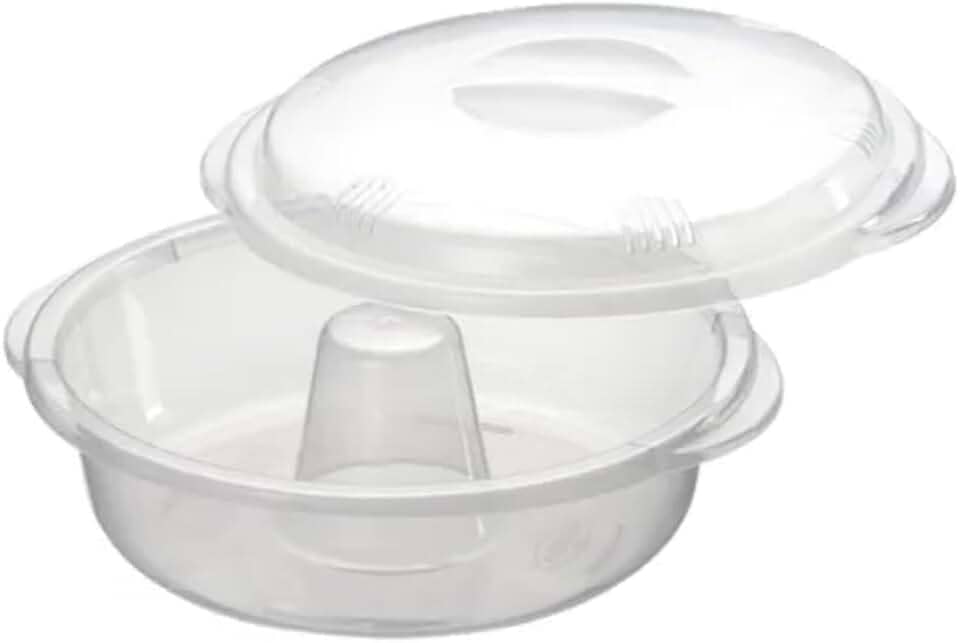 Forma De Pudim Para Micro-Ondas Com Tampa