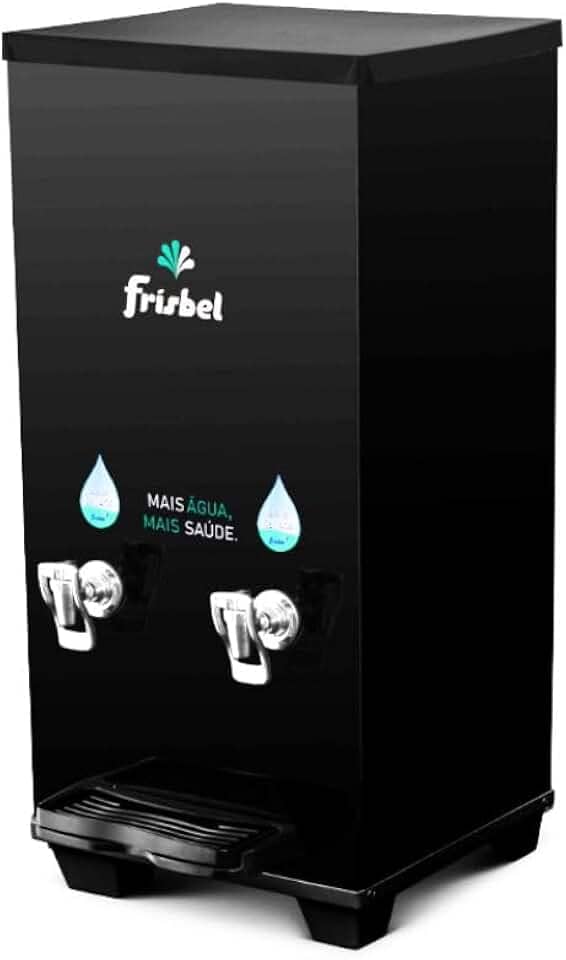 Bebedouro Industrial de Bancada 1 Gelada 1 Natural 25 Litros 220v Office Black Frisbel