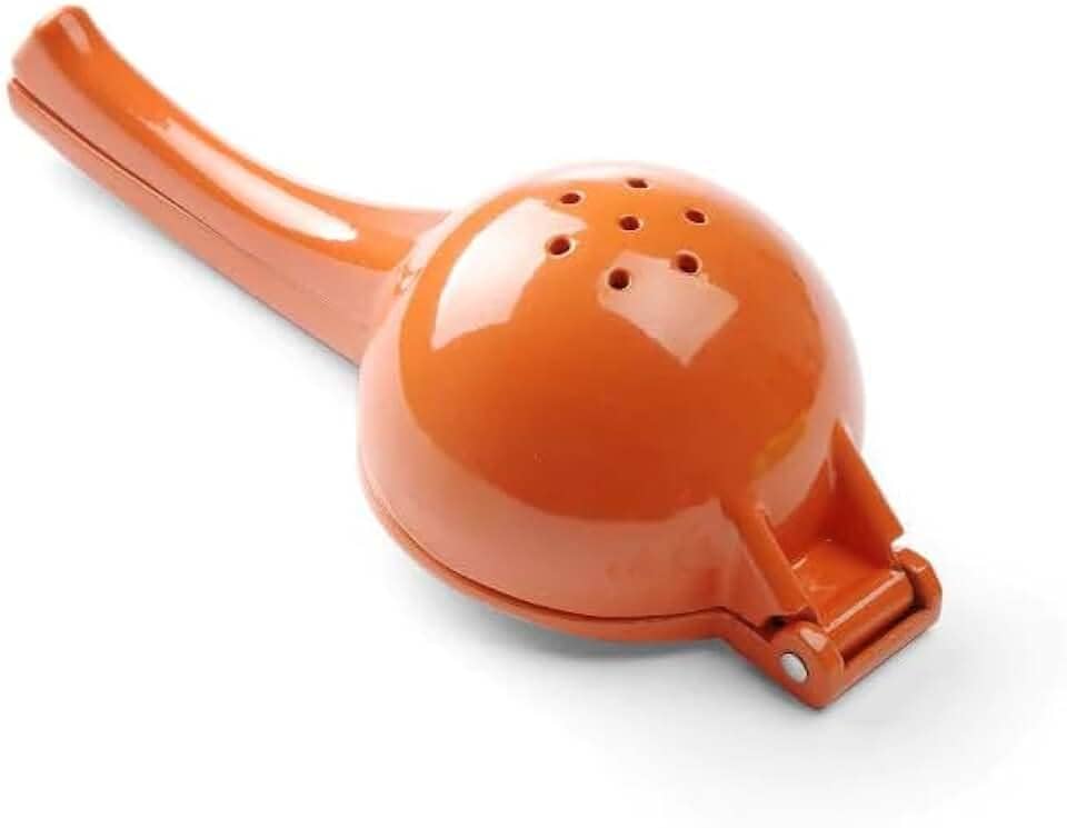 Espremedor De Suco Manual De Laranja/Limão Em Alumínio 22 cm (LARANJA)