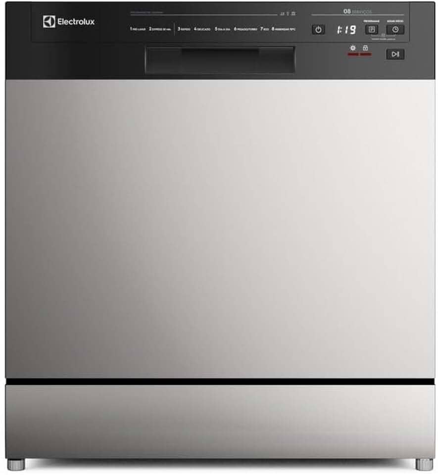 Electrolux Lava-Louça Electrolux 8 Serviços Inox com Programa Lava & Seca 50 min (LS08E) 220V